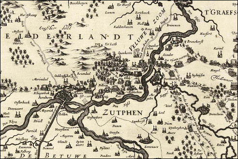 Inval van de Veluwe in 1624