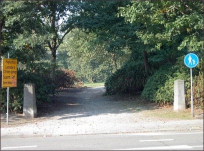 de toegang tot het huidige park (h4418)