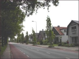 de laan naar het zuiden vanaf de Reinaldstraat (h2338)